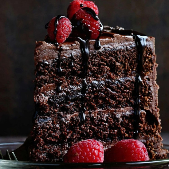 Chocolate Cake (చాక్లెట్ కేక్ ) ONE PIECE OF CAKE
