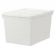 SOCKERBIT Box with lid, white