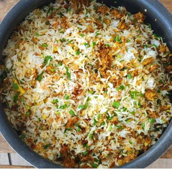 mutton keema fried rice 