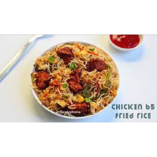 Chicken 65 fried rice 