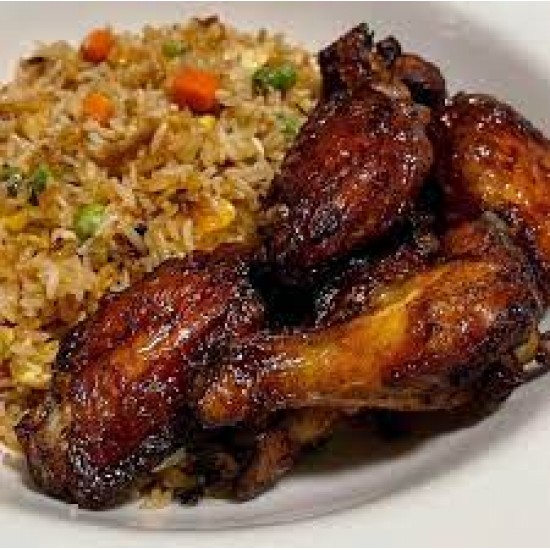 Wings fried rice 