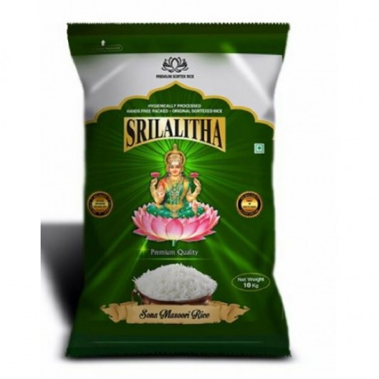 Lalitha Brand - Sona Masoori Rice - 10kgs