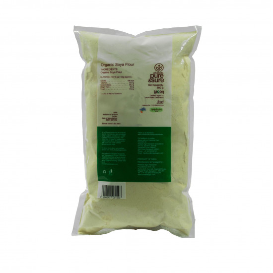 Organic  Soya Flour - 500gm