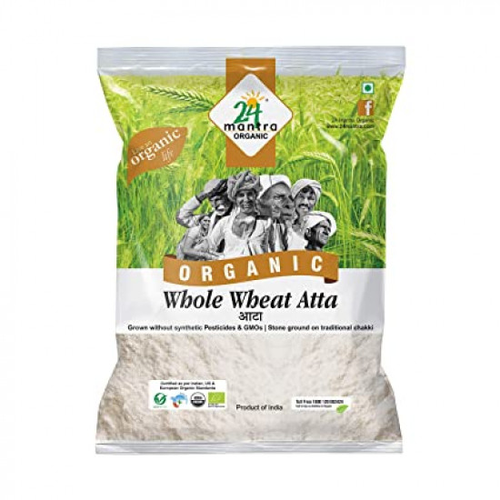 Organic Whole Wheat Atta - 1Kg