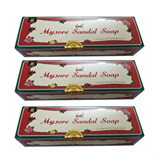 Mysore Sandal Soap - 150g x 3